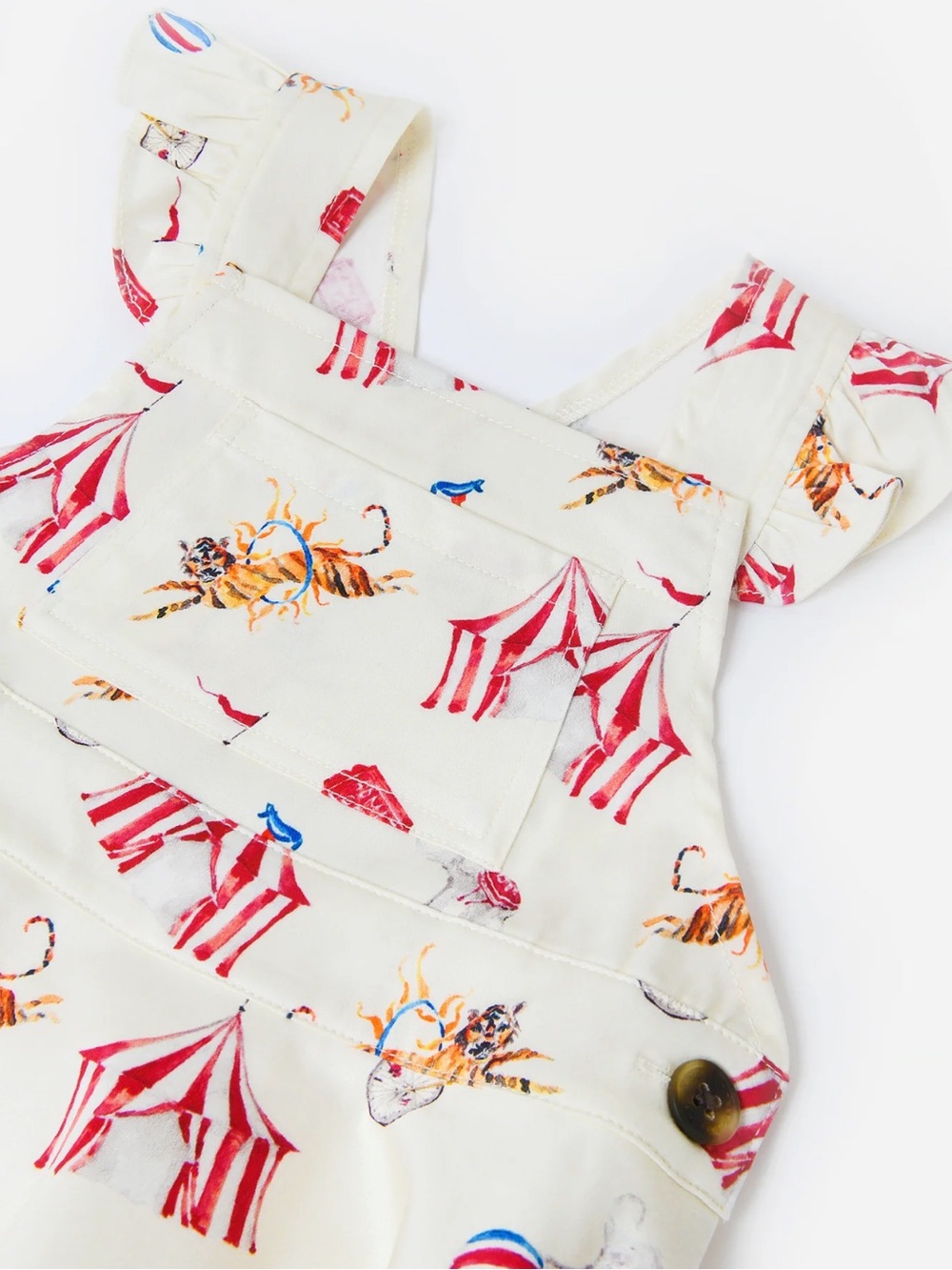 Classic Prep Dress with Circus print - 4T - Picture 7 of 10